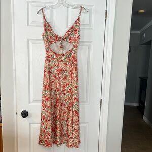 Elegant Cut out  Floral Dress
